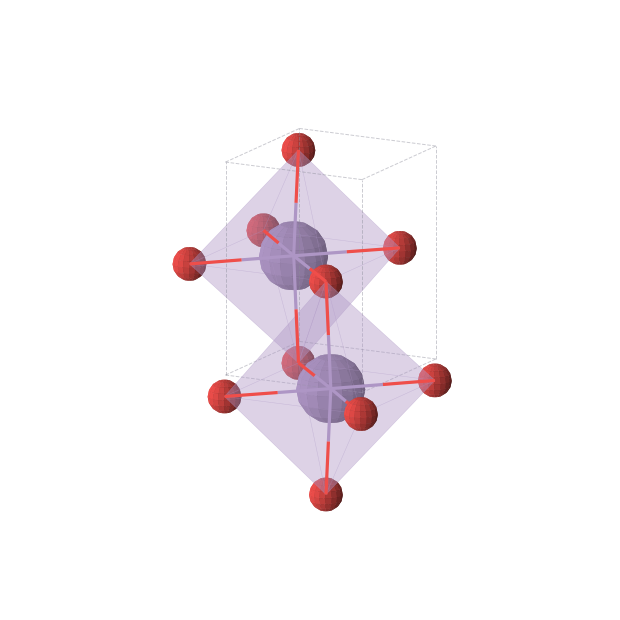 Crystal structure of MnO (orthorhombic, Pmmn (No. 59))