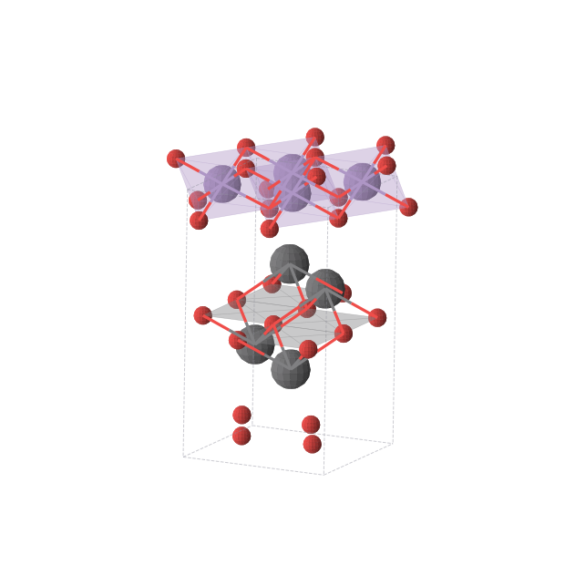 Crystal structure of MnPbO3 (monoclinic, P2/c (No. 13))
