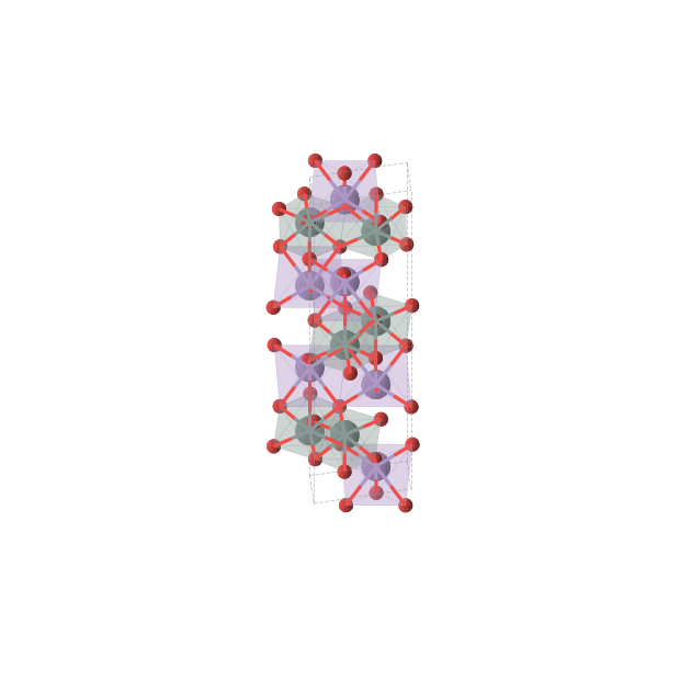 Crystal structure of MnSnO3 (trigonal, R-3 (No. 148))