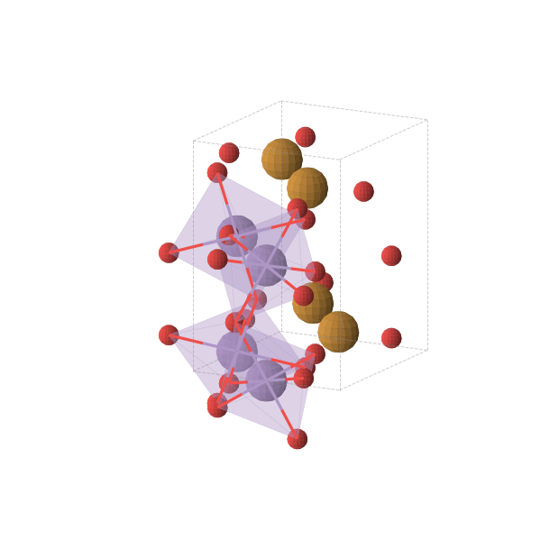 Crystal structure of MnTeO3 (orthorhombic, Pnma (No. 62))