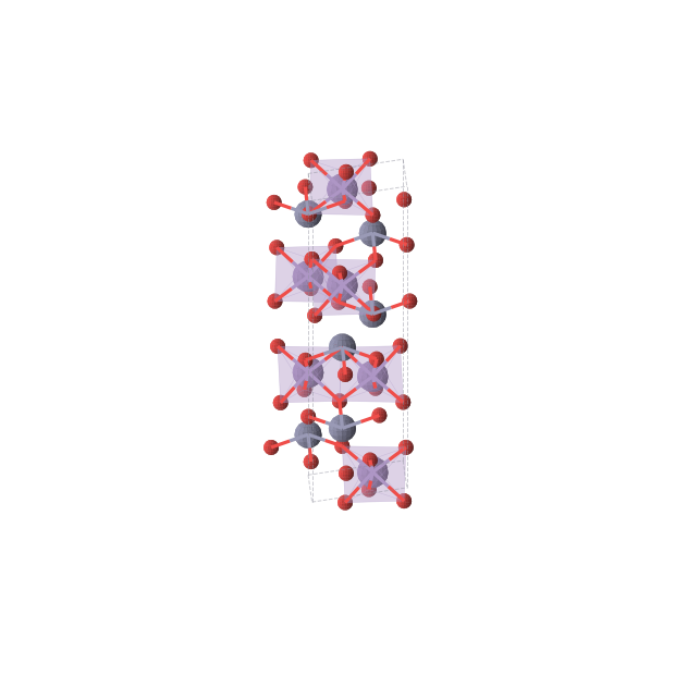 Crystal structure of MnZnO3 (trigonal, R-3 (No. 148))
