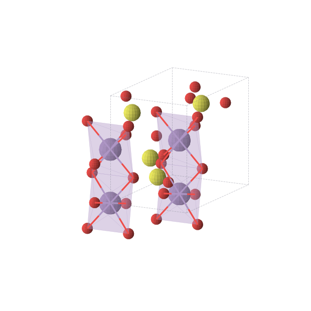 Crystal structure of MnSO4 (orthorhombic, Cmcm (No. 63))