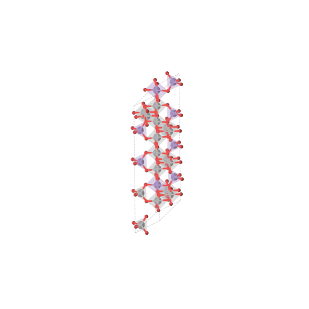Crystal structure of MnV2O4 (trigonal, R3m (No. 160))