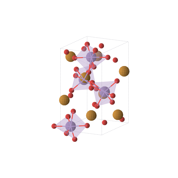 Crystal structure of MnTe2O5 (orthorhombic, Pbcn (No. 60))