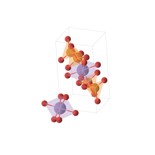 Crystal structure of MnP2O7 (triclinic, P-1 (No. 2))