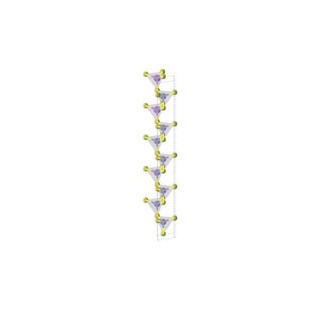 Crystal structure of MnZn4S5 (trigonal, P3m1 (No. 156))