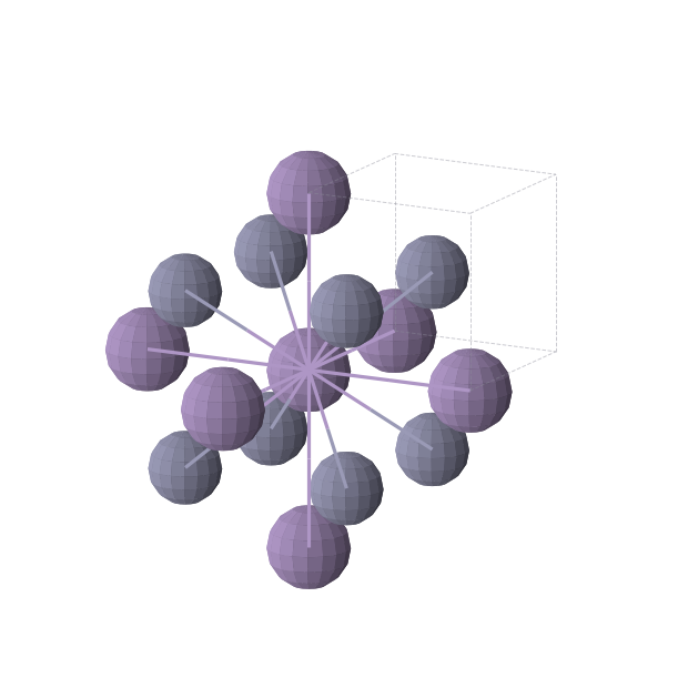 Crystal structure of MnZn (cubic, Pm-3m (No. 221))