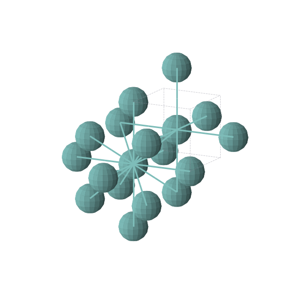 Crystal structure of Mo (cubic, Im-3m (No. 229))
