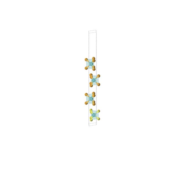 Crystal structure of Mo2Se3S (trigonal, P3m1 (No. 156))