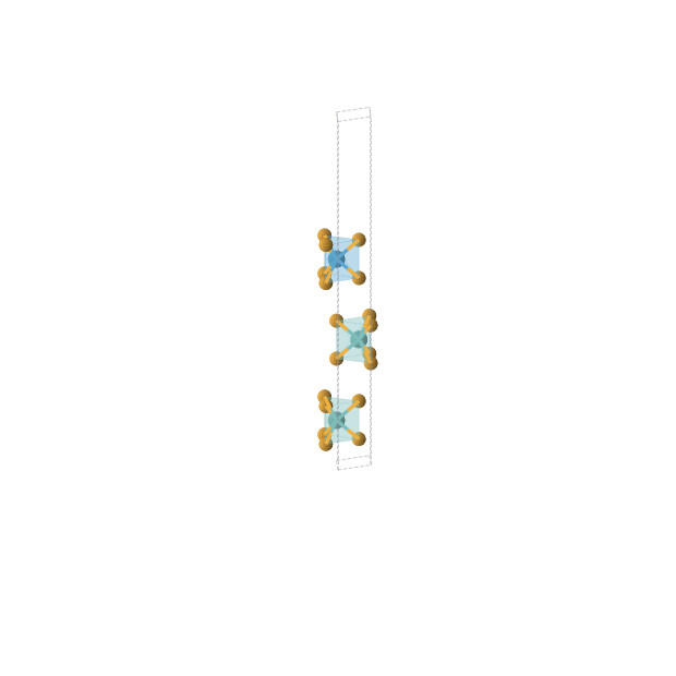 Crystal structure of Mo2WSe6 (trigonal, P3m1 (No. 156))