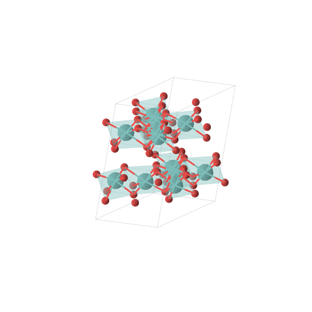 Crystal structure of Mo3O8 (monoclinic, C2/m (No. 12))