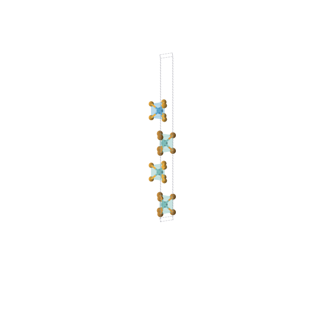 Crystal structure of Te4Mo3WSe4 (trigonal, P3m1 (No. 156))