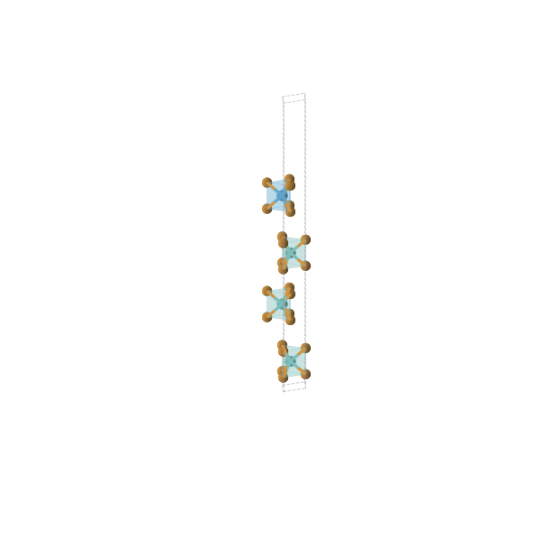 Crystal structure of Te8Mo3W (trigonal, P3m1 (No. 156))