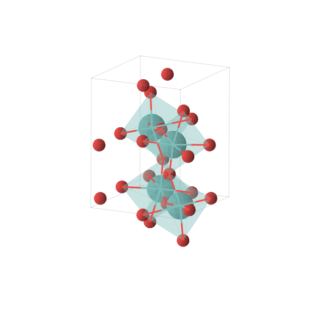 Crystal structure of MoO3 (monoclinic, Pc (No. 7))