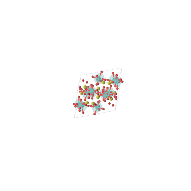 Crystal structure of Mo12O72S12 (monoclinic, C2/c (No. 15))