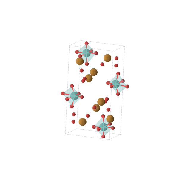Crystal structure of Mo4O28Te8 (monoclinic, P21/c (No. 14))
