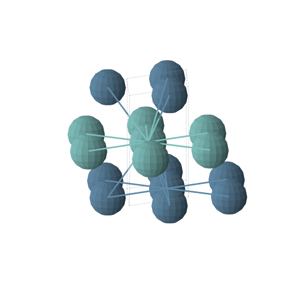 Crystal structure of MoOs (hexagonal, P-6m2 (No. 187))