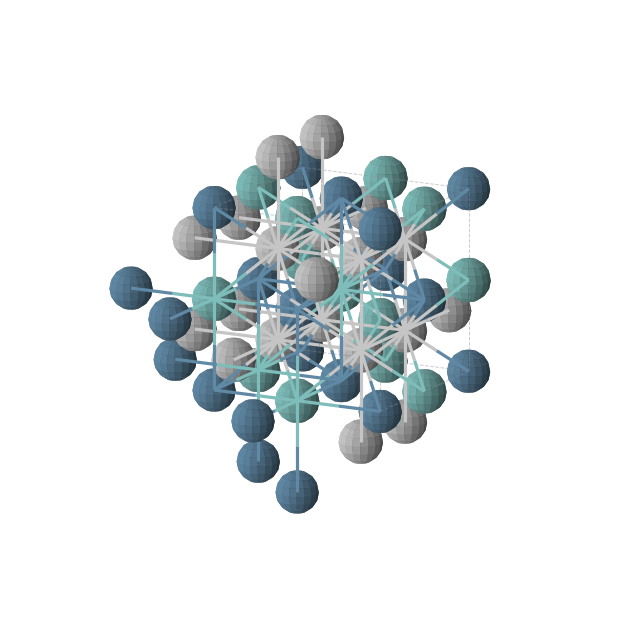 Crystal structure of Mo1Os1Ti2 (cubic, Fm-3m (No. 225))