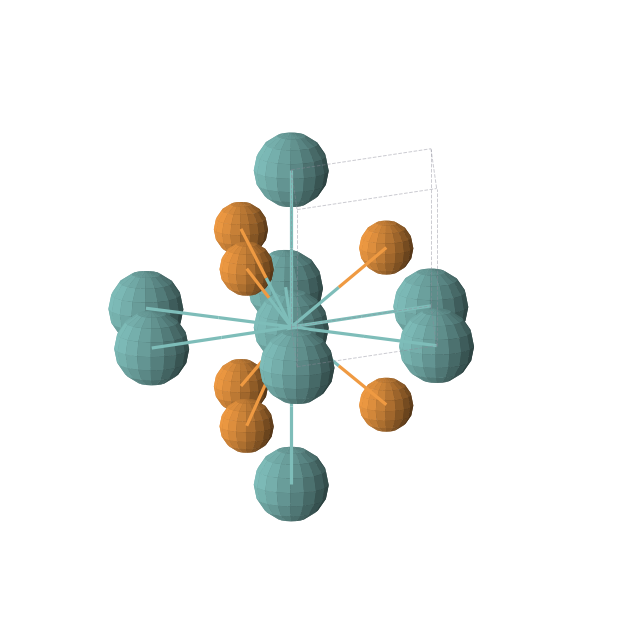 Crystal structure of MoP (hexagonal, P-6m2 (No. 187))