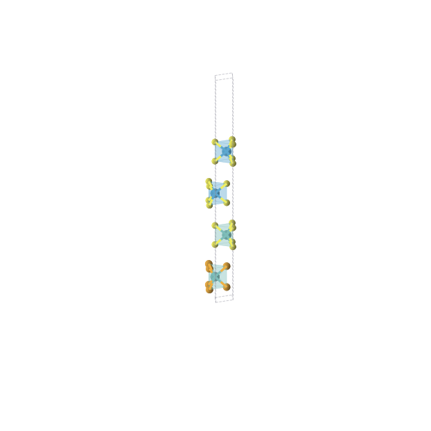Crystal structure of MoWSeS3 (trigonal, P3m1 (No. 156))