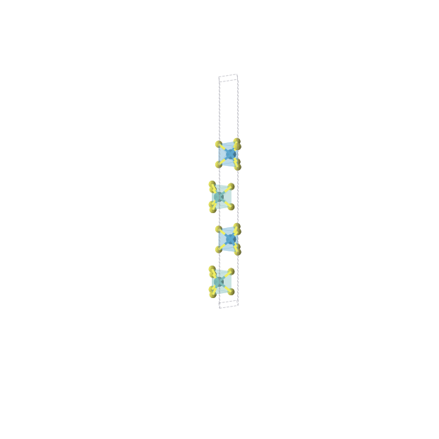 Crystal structure of MoWS4 (trigonal, P3m1 (No. 156))