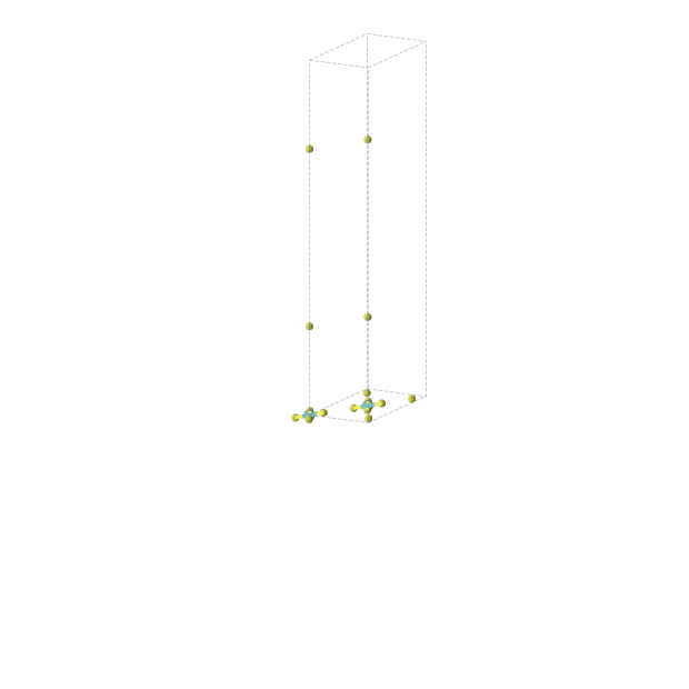 Crystal structure of MoS6 (orthorhombic, Cmmm (No. 65))