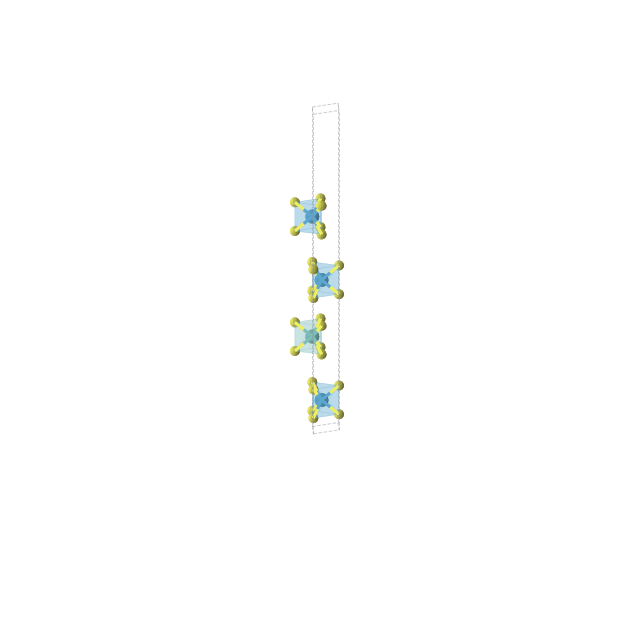 Crystal structure of MoW3S8 (trigonal, P3m1 (No. 156))