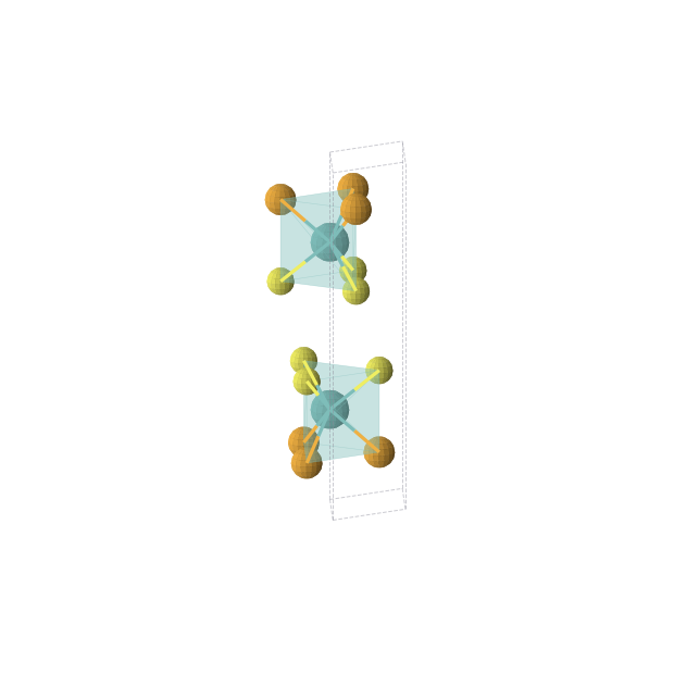 Crystal structure of MoSeS (trigonal, P-3m1 (No. 164))