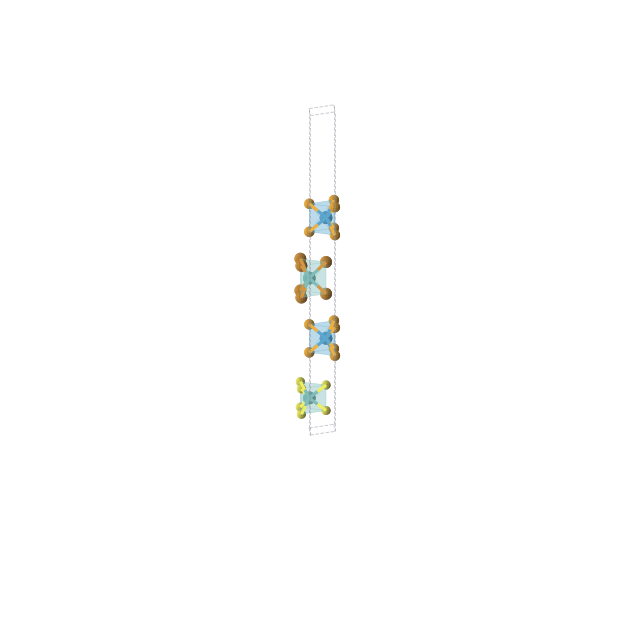 Crystal structure of TeMoWSe2S (trigonal, P3m1 (No. 156))