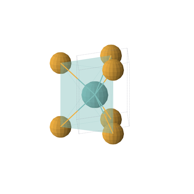 Crystal structure of MoSe (hexagonal, P-6m2 (No. 187))