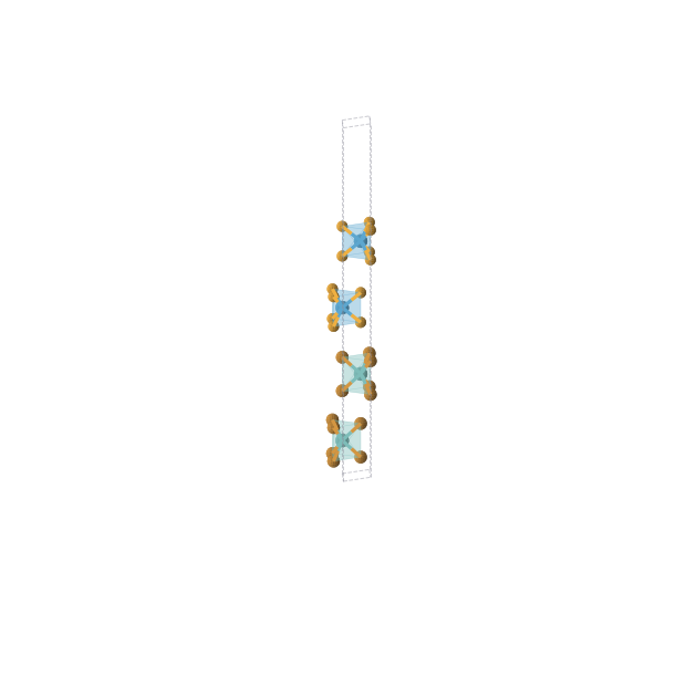 Crystal structure of MoSe2Te2W (trigonal, P3m1 (No. 156))