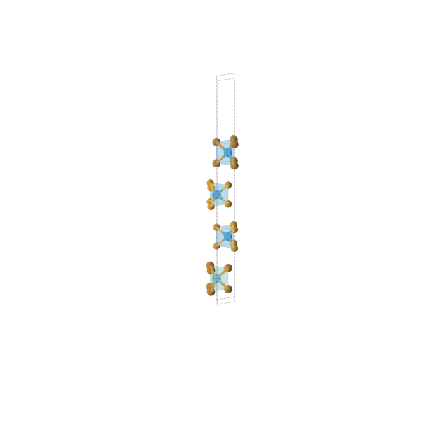 Crystal structure of Te4MoW3Se4 (trigonal, P3m1 (No. 156))