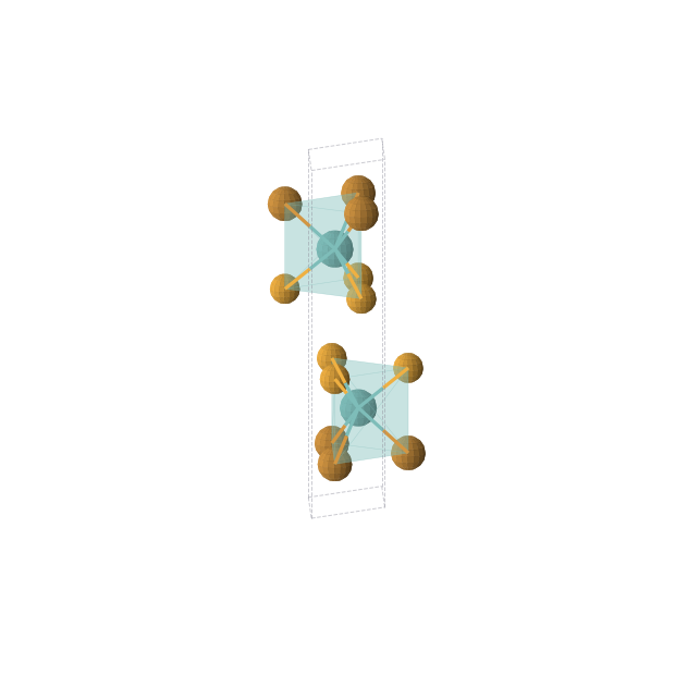 Crystal structure of TeMoSe (trigonal, P-3m1 (No. 164))