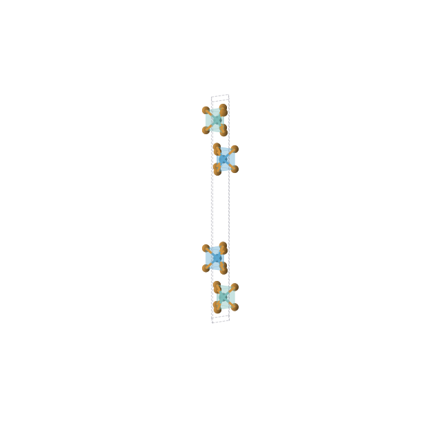 Crystal structure of Te4MoW (trigonal, P-3m1 (No. 164))