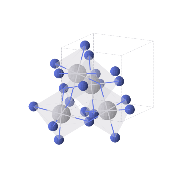 Crystal structure of PtN2 (cubic, Pa-3 (No. 205))