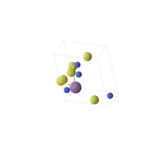 Crystal structure of N3S4Sb (triclinic, P1 (No. 1))