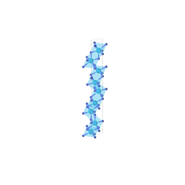 Crystal structure of Th3N4 (trigonal, R-3m (No. 166))