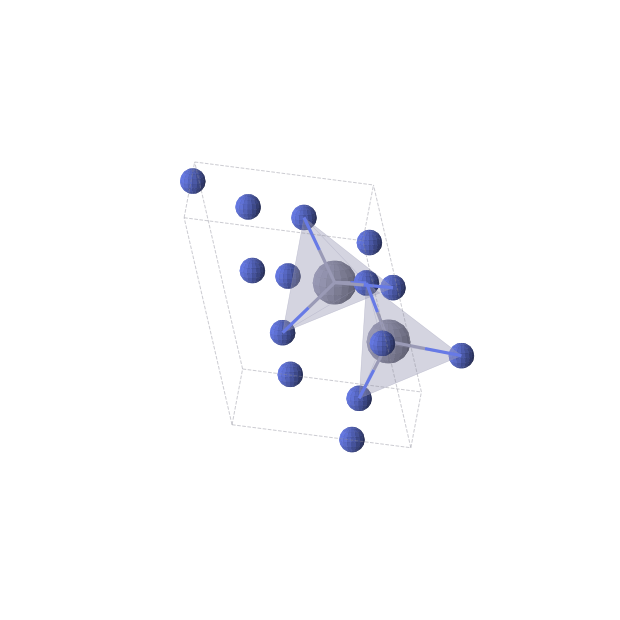 Crystal structure of ZnN6 (monoclinic, C2 (No. 5))