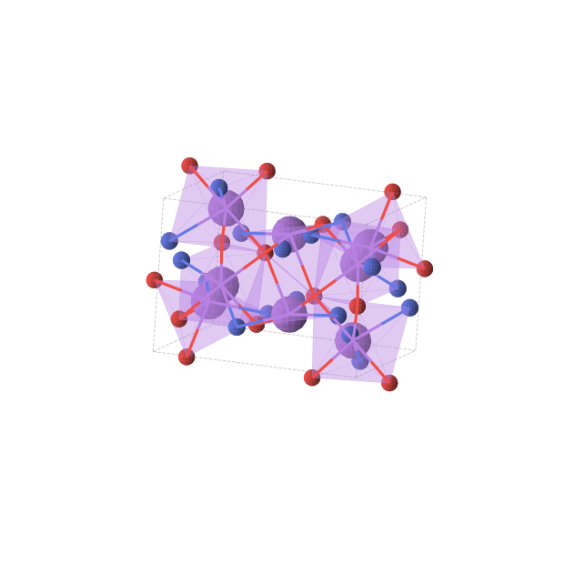 Crystal structure of NaNO (monoclinic, P21/c (No. 14))