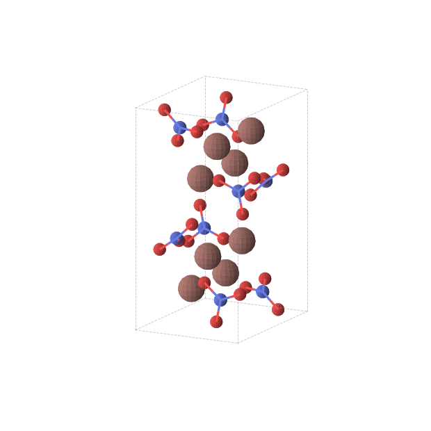 Crystal structure of N8O24Tl8 (orthorhombic, Pnma (No. 62))