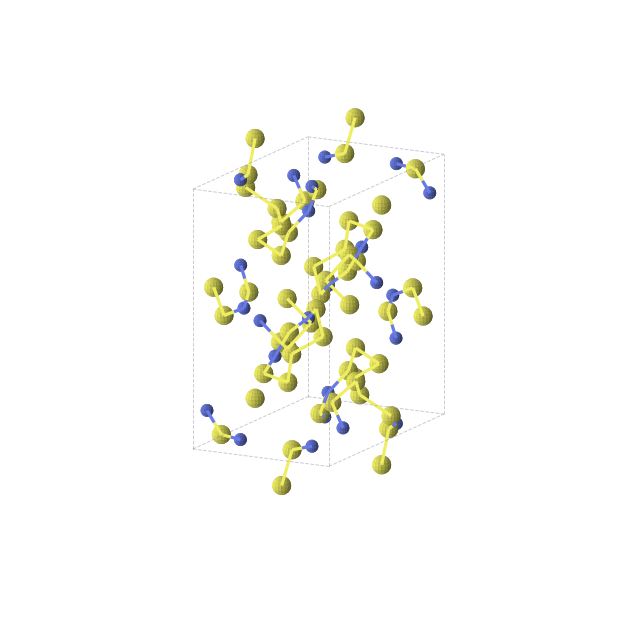 Crystal structure of S3N (orthorhombic, Pbca (No. 61))