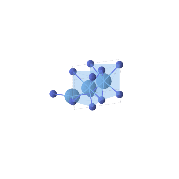 Crystal structure of TaN (hexagonal, P-62m (No. 189))