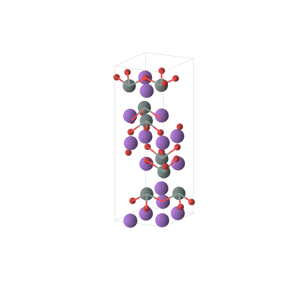 Crystal structure of Na2SnO2 (orthorhombic, Pbcn (No. 60))