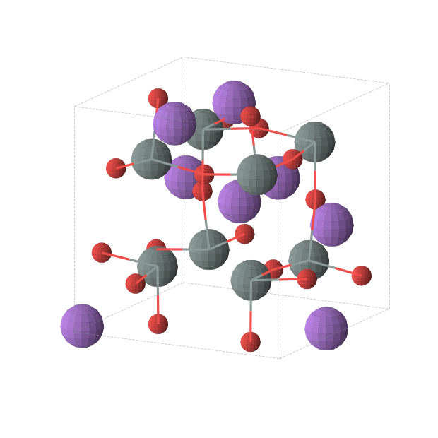 Crystal structure of Na2Sn2O3 (cubic, I213 (No. 199))