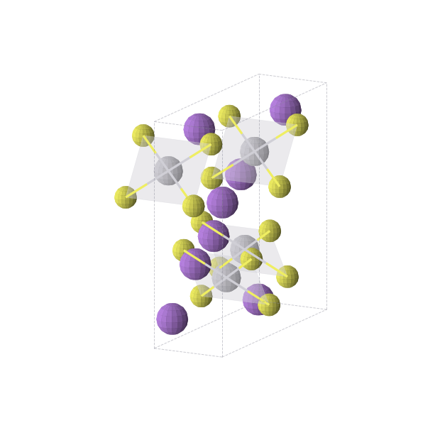 Crystal structure of Na2PtS2 (orthorhombic, Cmc21 (No. 36))