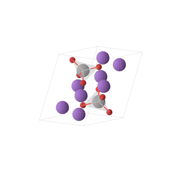 Crystal structure of Na4VO4 (triclinic, P-1 (No. 2))