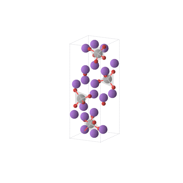 Crystal structure of Na5VO5 (orthorhombic, Pbcm (No. 57))