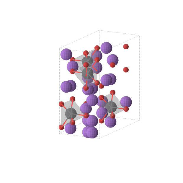 Crystal structure of Na6PbO5 (orthorhombic, Cmcm (No. 63))