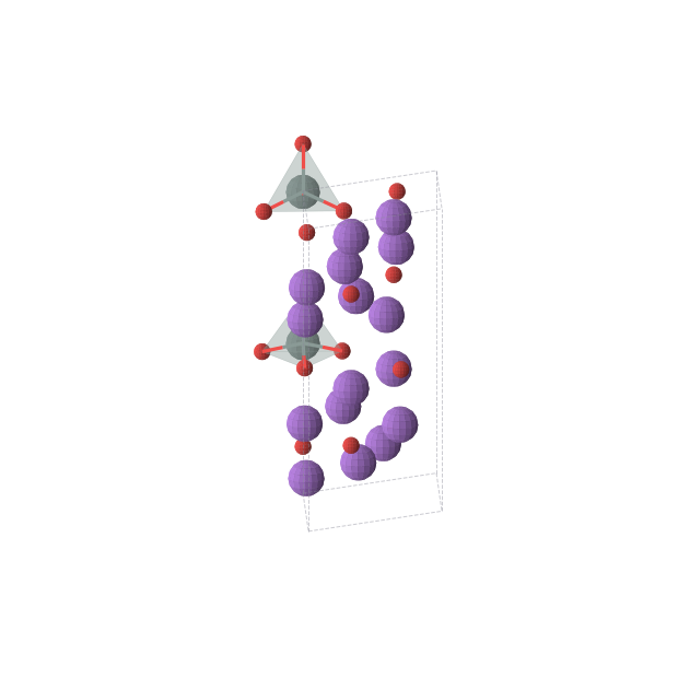 Crystal structure of Na8SnO6 (hexagonal, P63cm (No. 185))