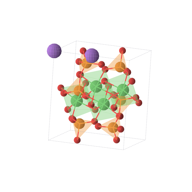 Crystal structure of NaNi2P3O10 (monoclinic, P21/m (No. 11))